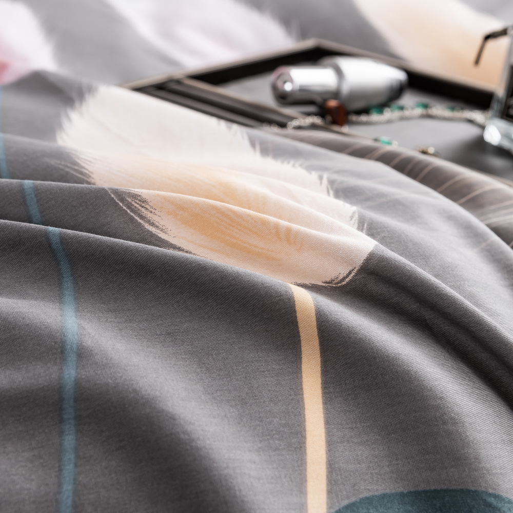 Комплект постельного белья Люкс Сатин 100% хлопок на резинке AR294