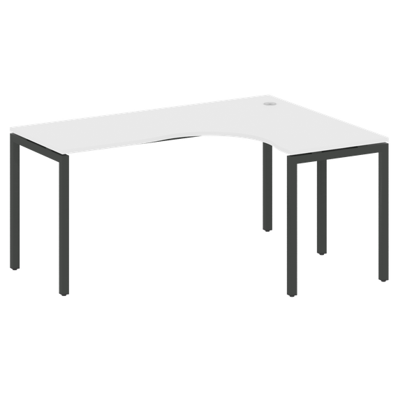 Метал Систем Куатро Стол криволинейный правый на П-образном м/к 40БП.СА-4 (R)