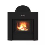 Дровяная банная печь Grill'D Aurora 180 Window (дверца со стеклом)