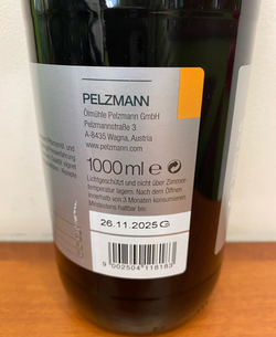 Масло салатное тыквенное-рапсовое Pelzmann, 1 л, Австрия