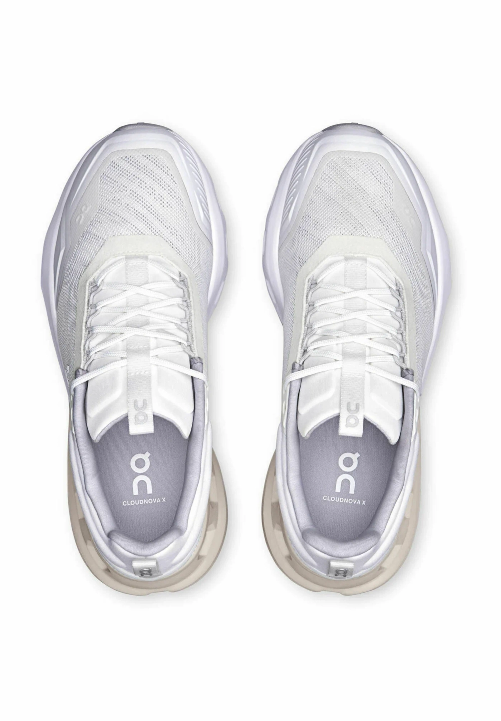 Женские Кроссовки On Cloudnova X White | Glacier