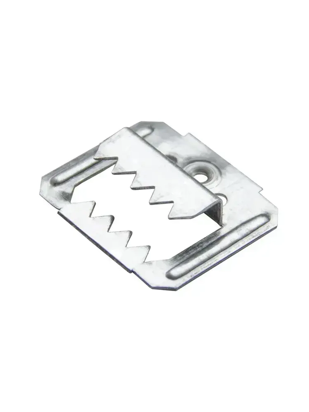 Кляймер усиленный Осфикс "Профи" №4 (4мм) 100 шт для вагонки, блок-хауса, имитации бруса