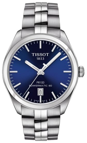 Мужские швейцарские наручные часы Tissot PR 100 Powermatic T101.407.11.041.00