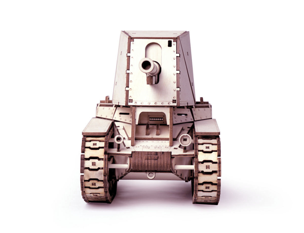 Танк СУ-18 от Леммо - Деревянный конструктор, сборная модель, 3D пазл. Подходит для моделирования