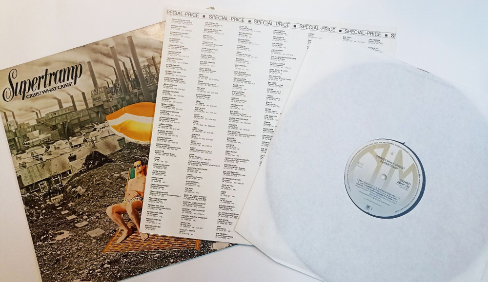 Винтажная виниловая пластинка LP Supertramp Crisis What Crisis (Holland 1983)