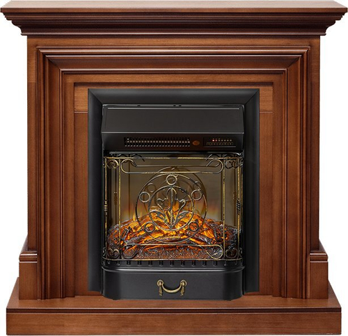 Каминокомплект Bradford - Орех с очагом Majestic FX M Black RC