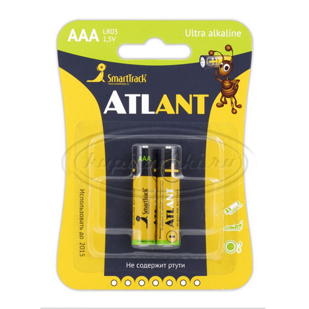 Батарея АА &quot;Atlant&quot; LR6/2 Blister (STBA-2A02B)