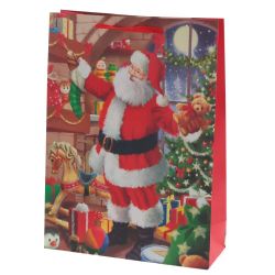 GAEM Пакет подарочный (бумага 210г/м2, блок микс 12шт), L30 W11 H41 см, 4в.