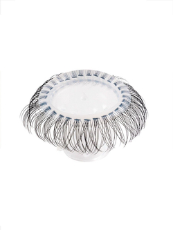 Эластичное эрекционное кольцо с длинными черными «ресничками»