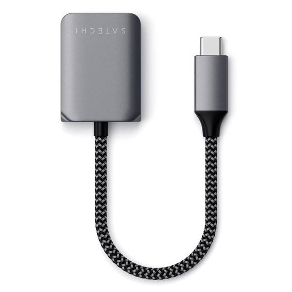 Адаптер Satechi (ST-UCAPDAM) Satechi USB-C to Audio PD Charger Adapter (Space Gray)