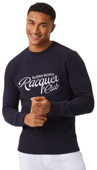 Мужская теннисная кофта Bjorn Borg Ace Crew - ночное небо