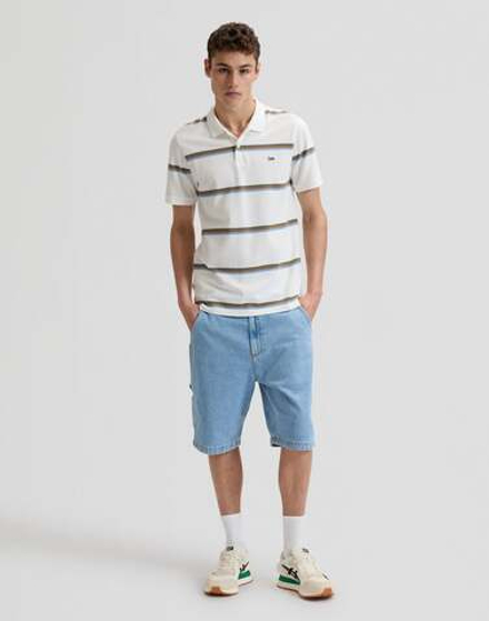 Поло мужское LEE PIQUE POLO HALOGEN SAFARI STRIPE