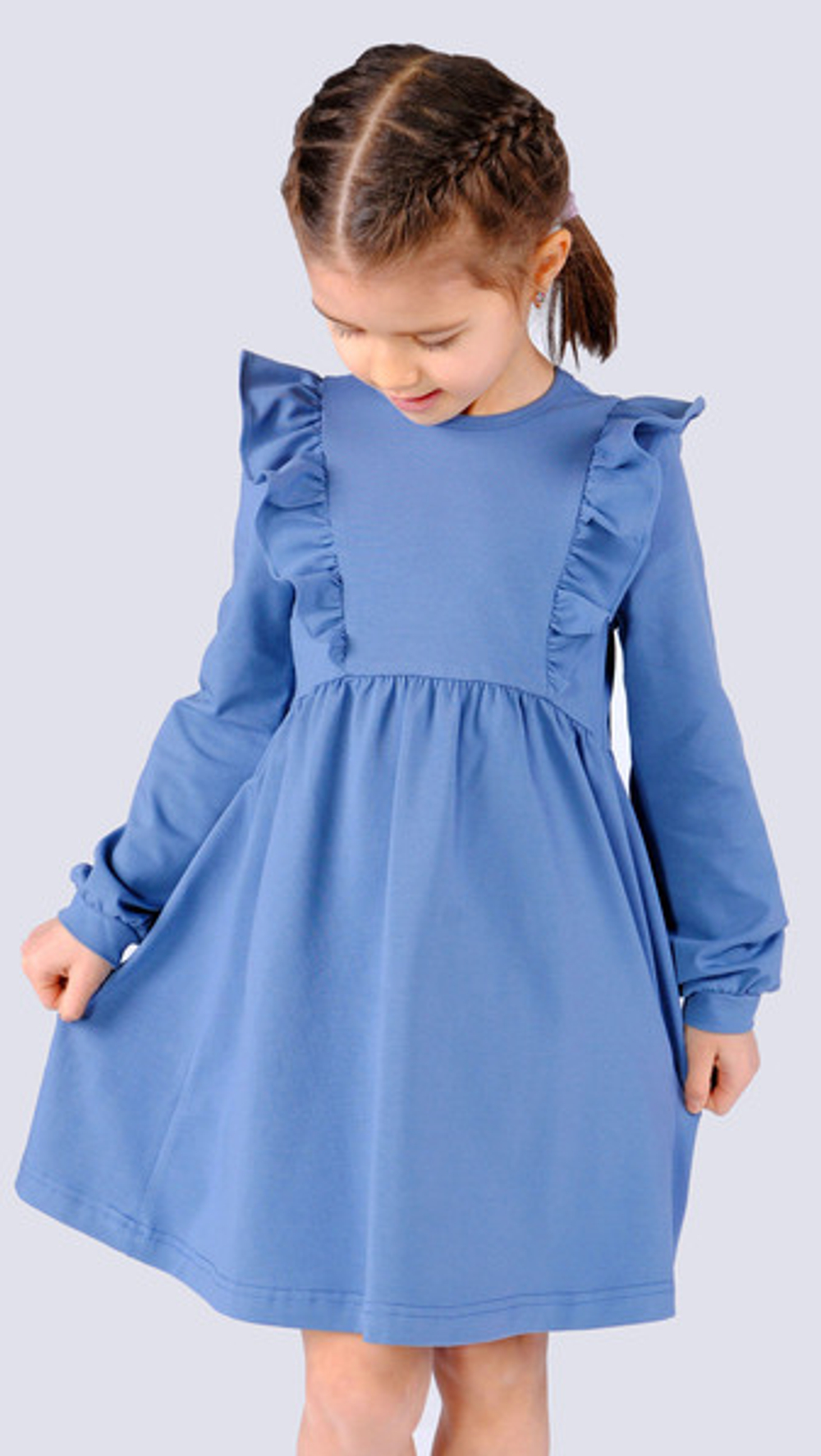 Платье трикотажное