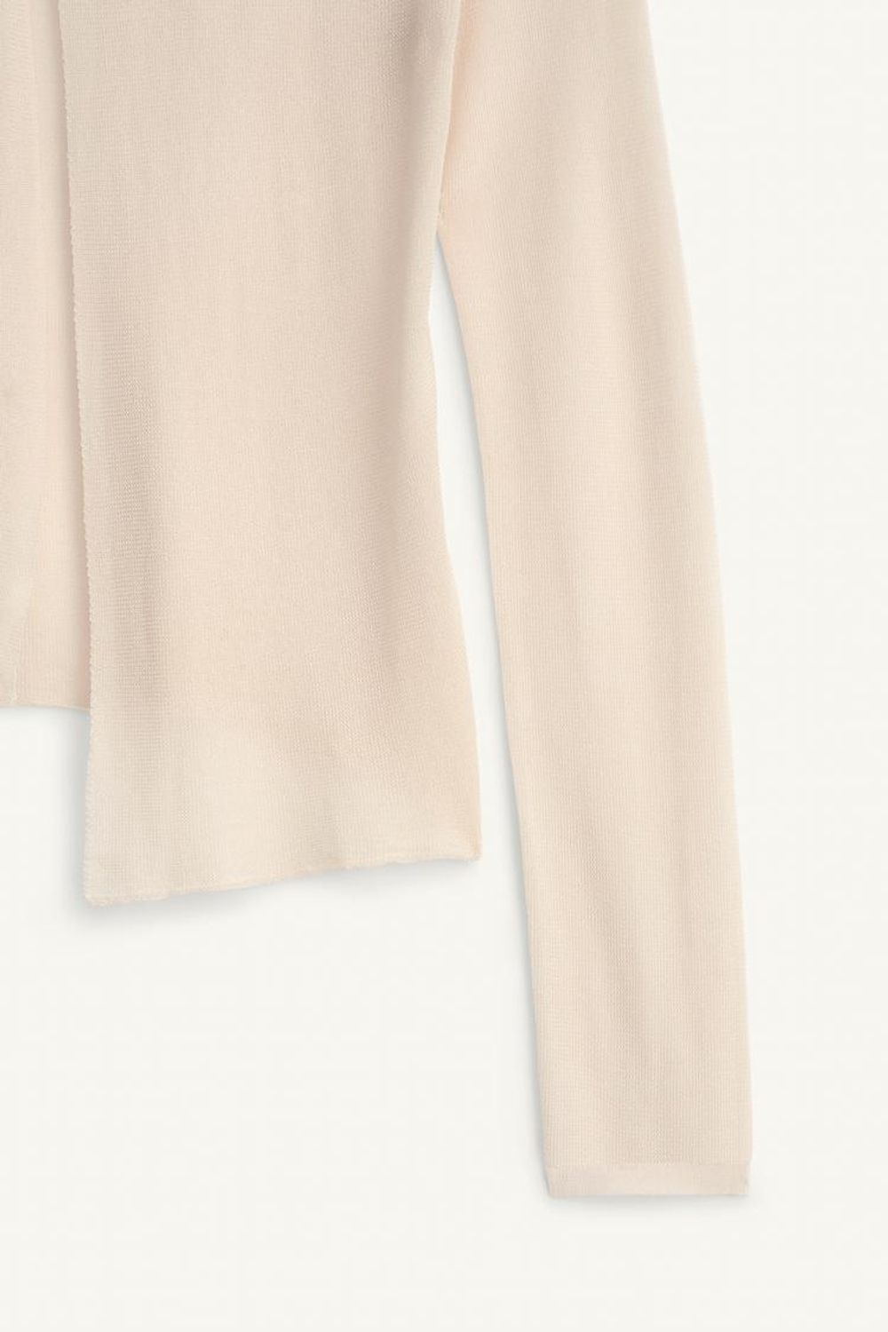 ZARA ТРИКОТАЖНЫЙ КАРДИГАН - LIMITED EDITION, ЭКРЮ