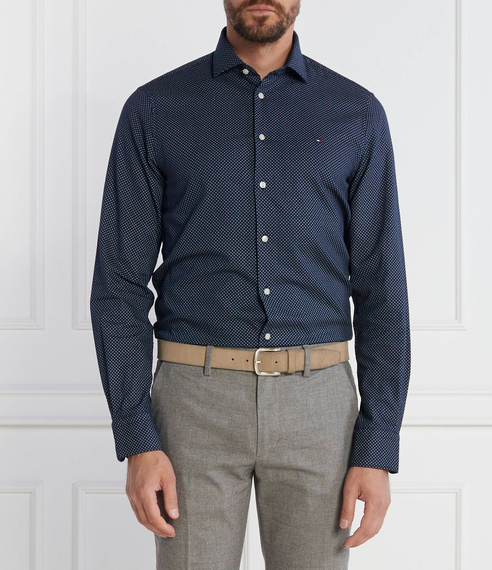 Рубашка DOBBY PRINT Tommy Hilfiger - темно-синий(MW0MW32857)
