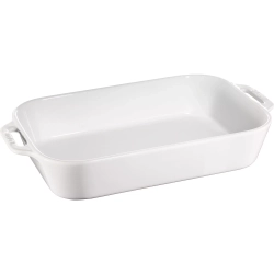 STAUB - Блюдо варочное керамическое 4,5л белое / артикул   40511-151-0  / GTIN 4009839317187