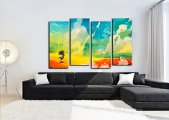 Модульная картина "Летнее настроение"