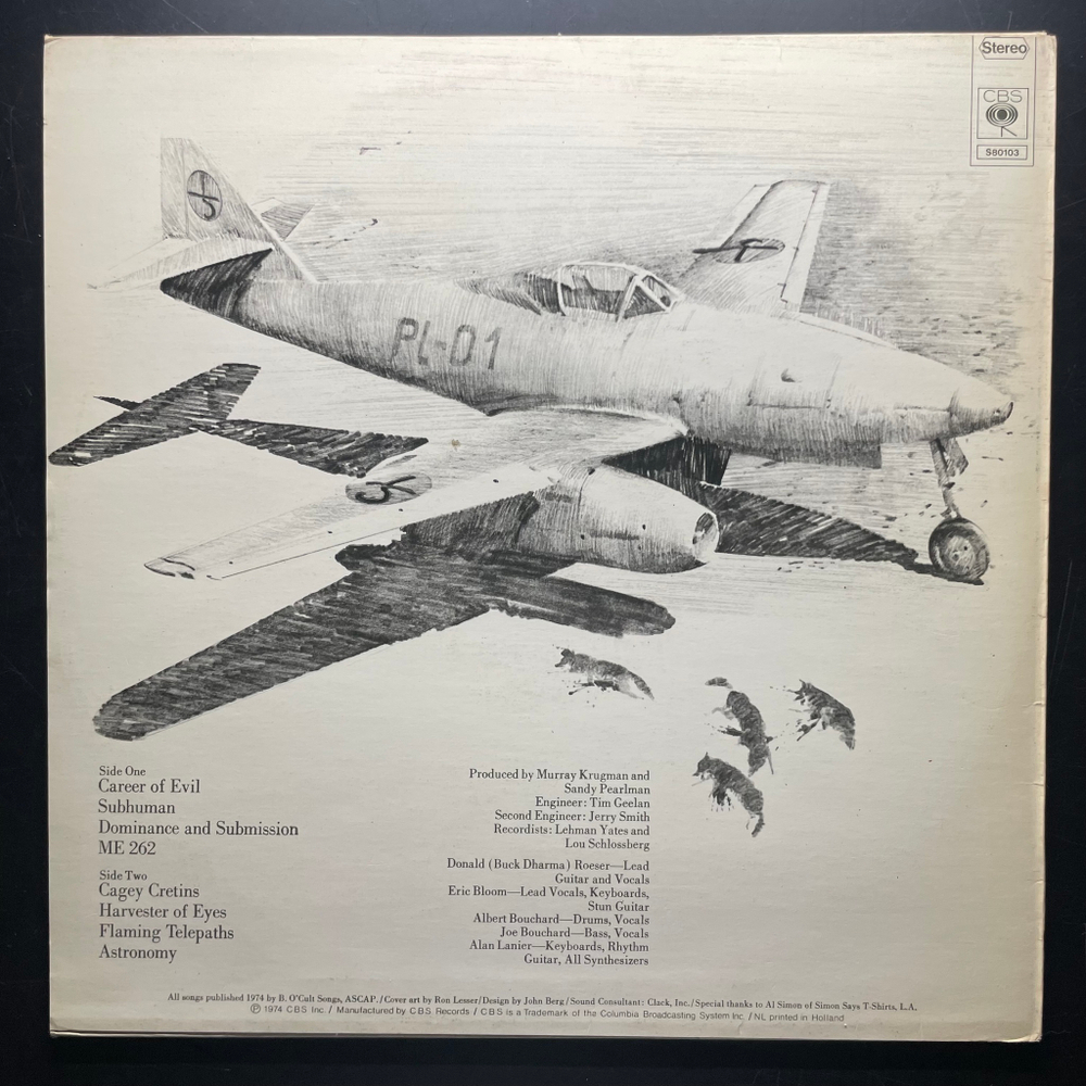Blue Oyster Cult - Secret Treaties (Голландия 1974.)
