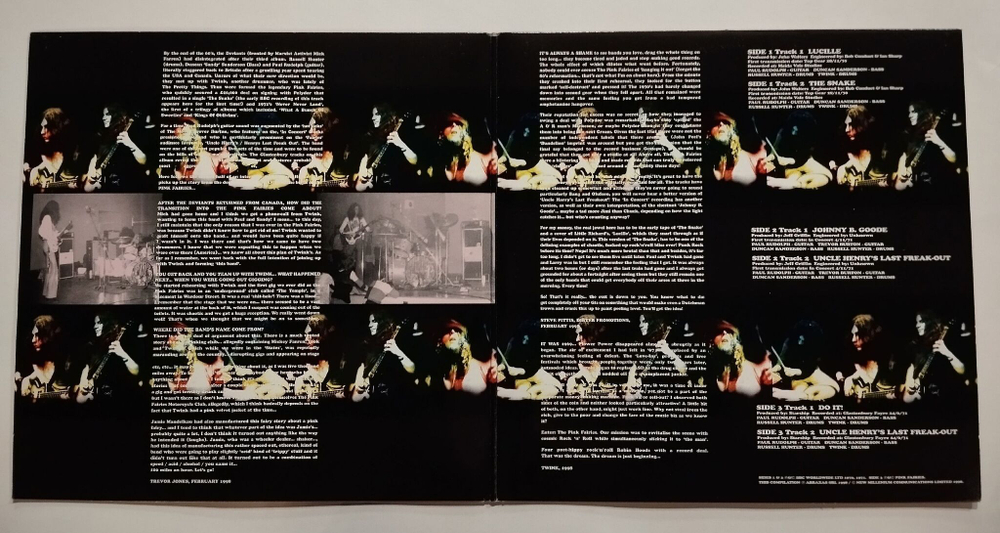Винтажная виниловая пластинка LP Pink Fairies Uncle Harry (Italy 1998)