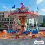 Большая цепочная карусель «Танцующие ноты», 16 мест, 10×10×6,2 м