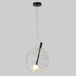 Светильник подвесной Crystal Lux FROZEN SP1 BLACK