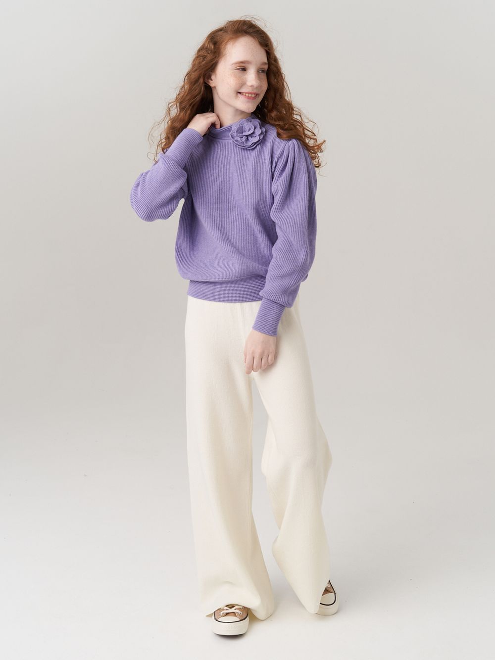 Джемпер для девочки AT1062 лавандовый