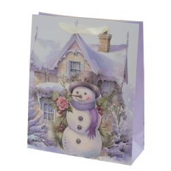 GAEM Пакет подарочный (бумага 210г/м2, блок микс 12шт), L26 W10 H32 см, 4в.