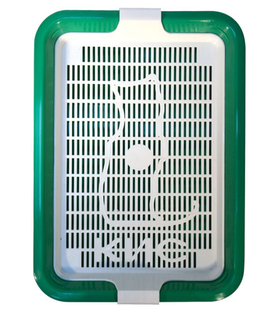 Туалет для кошек "КИС" малый с сеткой 11050