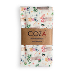 Полотенце COZA с принтом "Котики на самокате", полулён, размер 40х70 см