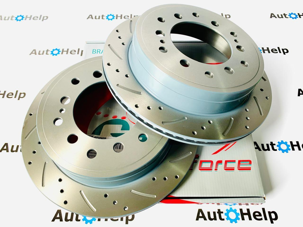 Диск тормозной перфорированный G-Brake GFR-02858R задний правый 312mm