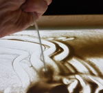 Песок кварцевый натурального цвета для анимации и терапии 0,1...0,3 мм, 1 кг