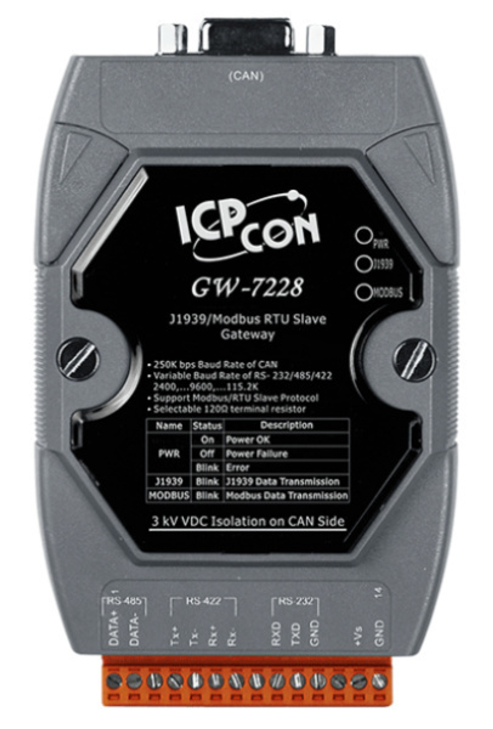 Преобразователь ICP DAS GW-7228-G CR