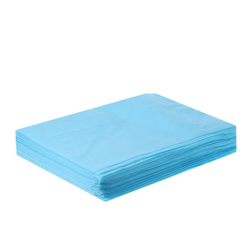 Простынь 70*80 в сложении голубой 20шт