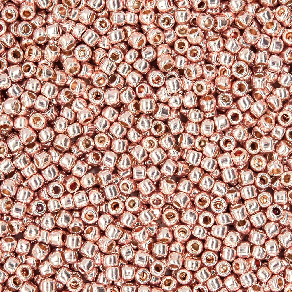 Японский бисер TOHO Round 11/0 (№PF552), непрозрачный глянцевый с металлическим блеском