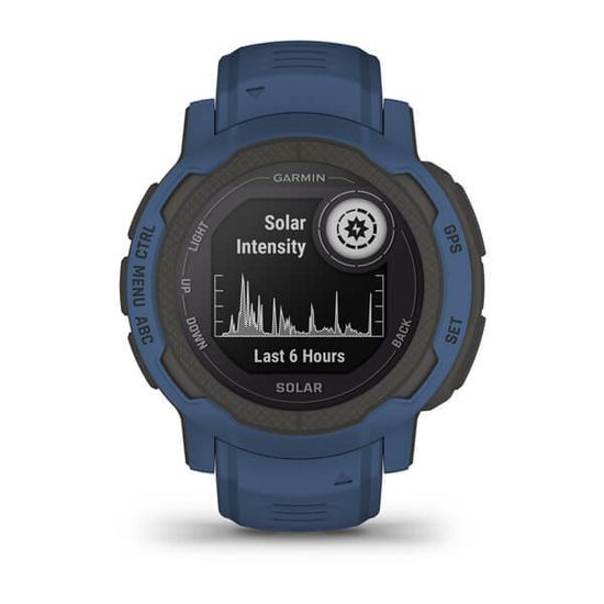 Спортивные прочные часы Garmin Instinct 2, Solar, Tidal Blue, 010-02627-06