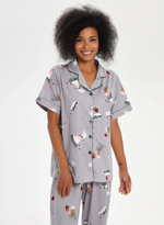 [m]Пижама штаны+рубашка к/р В2524