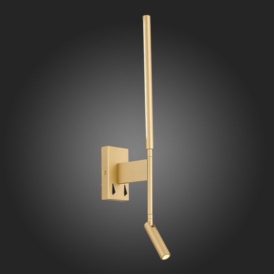 SL1580.201.02 Светильник настенный ST-Luce Матовое золото/Белый LED 2*6+3W 3200K RALIO