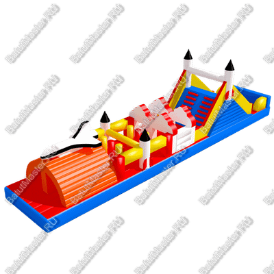 Коммерческий надувной батут "Ракета на взлёте"