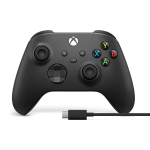 Беспроводной геймпад Microsoft Xbox Wireless Controller (комплект с кабелем)