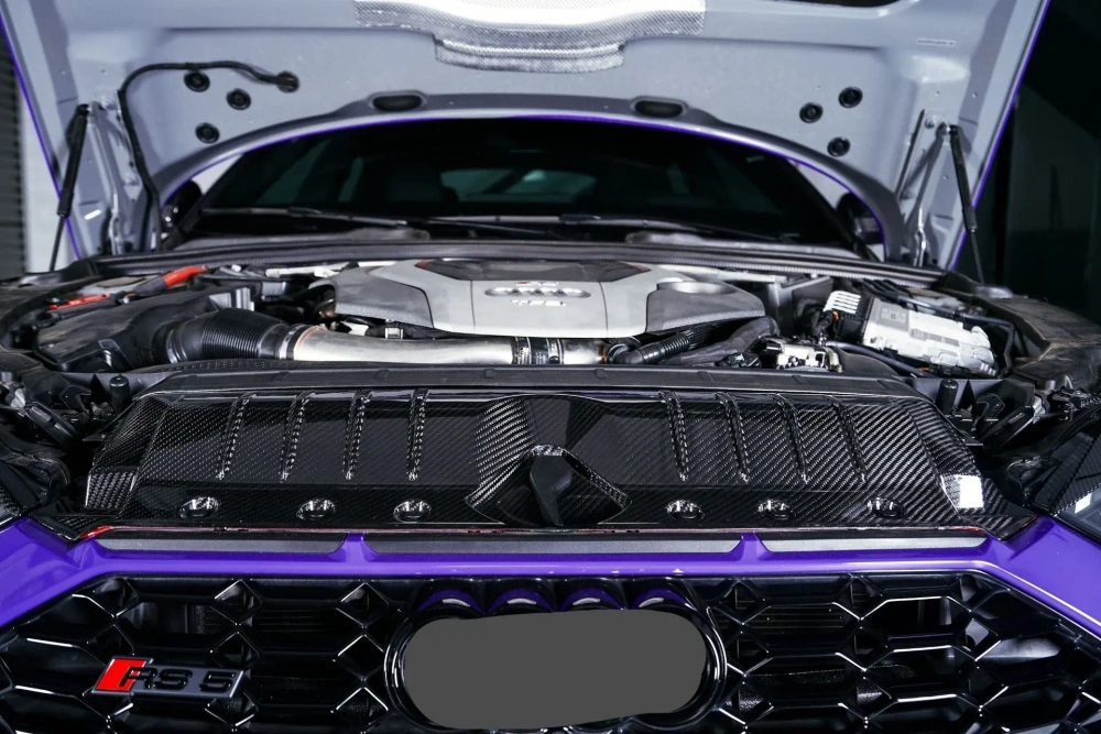 Карбоновая накладка под капот для AUDI RS5 B9.5 2020-2025+ Ауди обвес