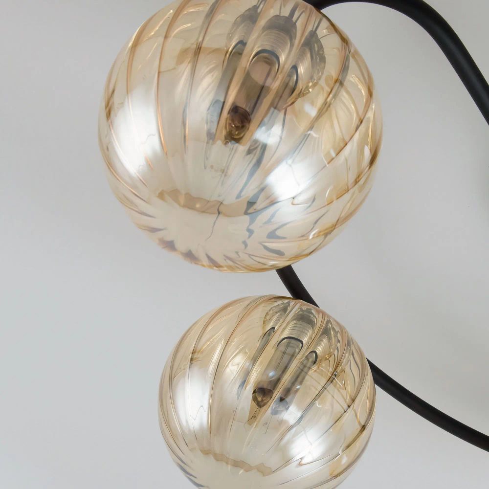 Citilux Эрни CL122165 Люстра потолочная Чёрная