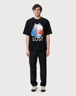 UNDERCOVER ФУТБОЛКА ЧЕРНАЯ LOST