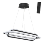 359173 OVER NT23 316 черный Светильник подвесной диммируемый, в комплекте пульт ДУ IP20 LED 4000К 116W 220V ONDO