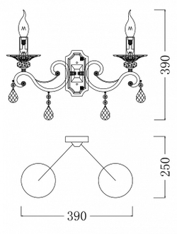 Бра Maytoni RC247-WL-02-R