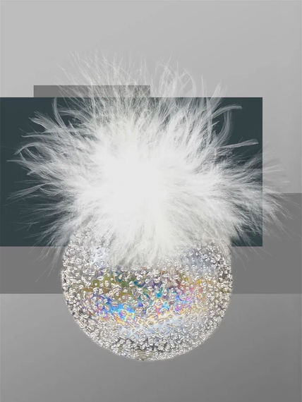 Набор стеклянных украшений Ледяной дождь 80 мм., 9 шт., шар, капля, луковка, прозрачный, Christmas DeLuxe (14033)