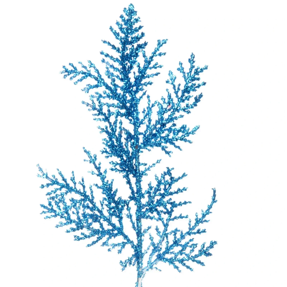Ветка декоративная «Зимний сон» 25 см, Голубой