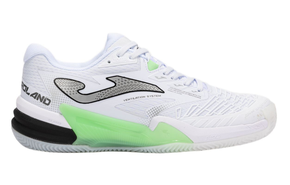 Мужские теннисные кроссовки Joma Roland 2502 Clay - white