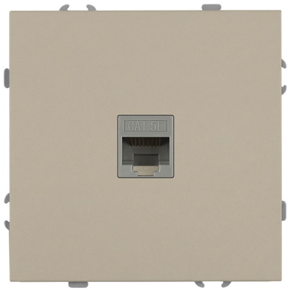 Розетка ЭРА Galaxy 15-3107-04 информационная RJ45 IP20 шампань | Эра Galaxy