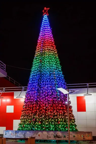 Комплект освещения 3D Премиум для елей высотой 7 м., 18 шт. * 7 м., Green Trees (3D7)