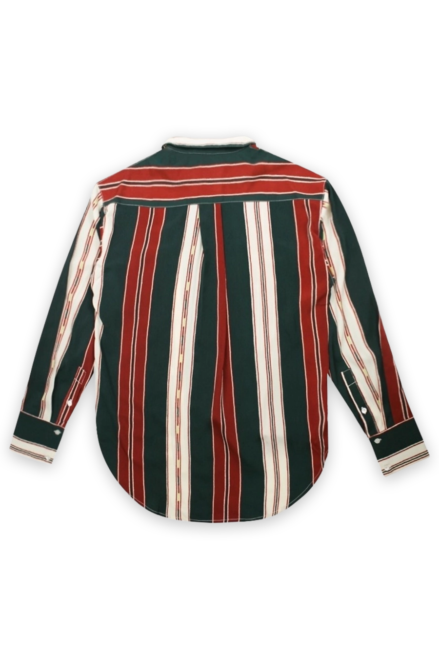 Рубашка ER "Green and Red Stripes" Long Sleeve Shirt